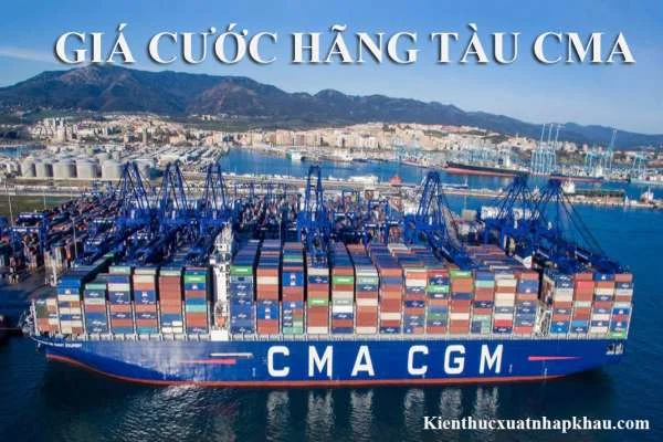 Hãng Tàu CMA CGM - Giá Cước Vận Tải Qua Hãng Tàu CMA