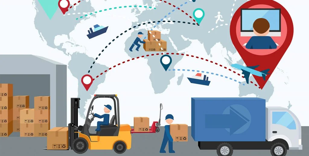 quy trình logistics hàng nhập khẩu đường biển